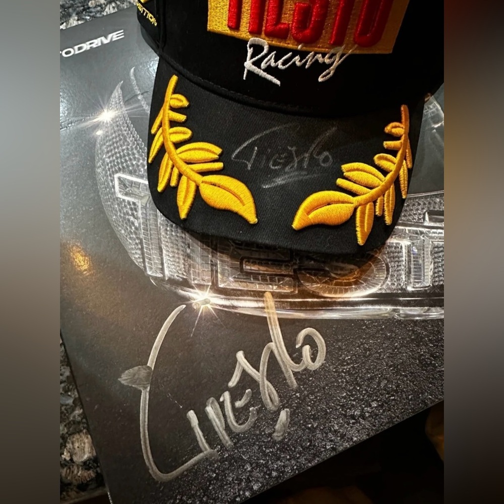 Tiësto Racing F1 Hat SIGNED by Tiesto
